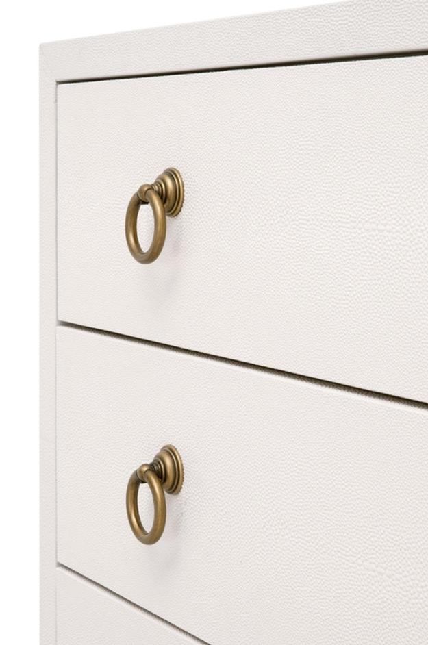 Strand Shagreen 3-Drawer Nightstand by Essentials For Living