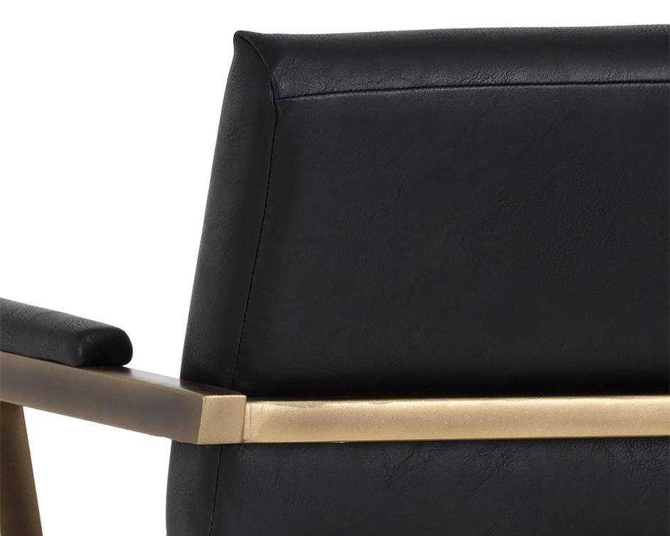 Ventouz Armchair - Vintage Black by Sunpan