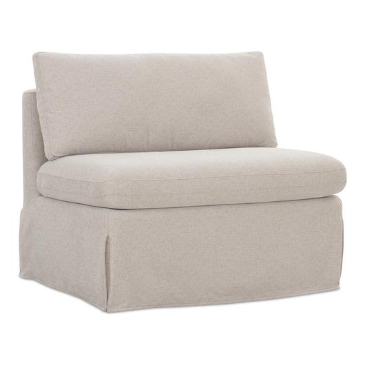 Fable Slipcover Dining Chair and Half Beige by Moes Home