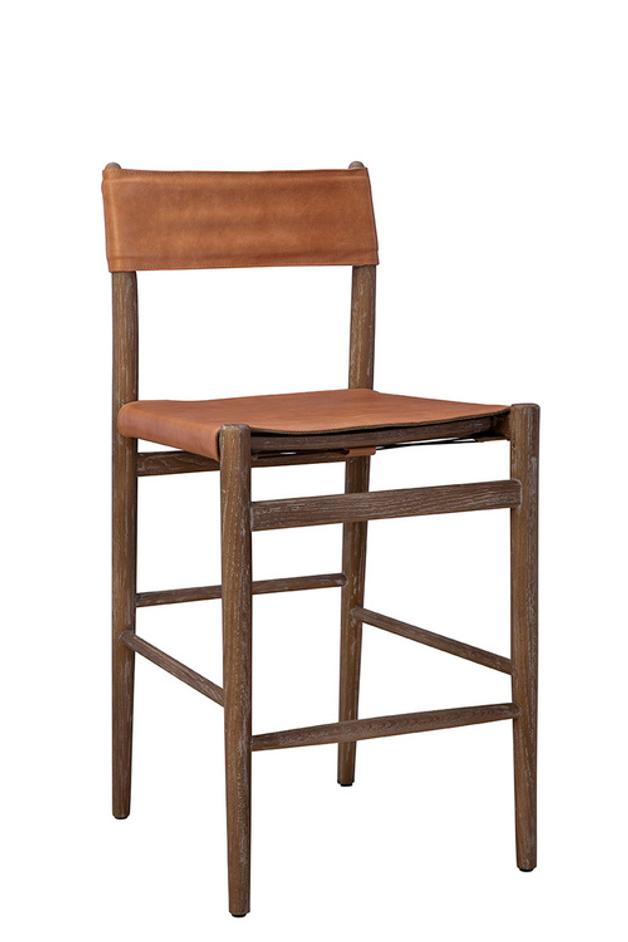 Leather Prescott Counter Stool by Furniture Classics