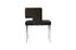 Raffia Dining Chair, Black Velvet, Stainless Steel Legs by PHILLIPS COLLECTION