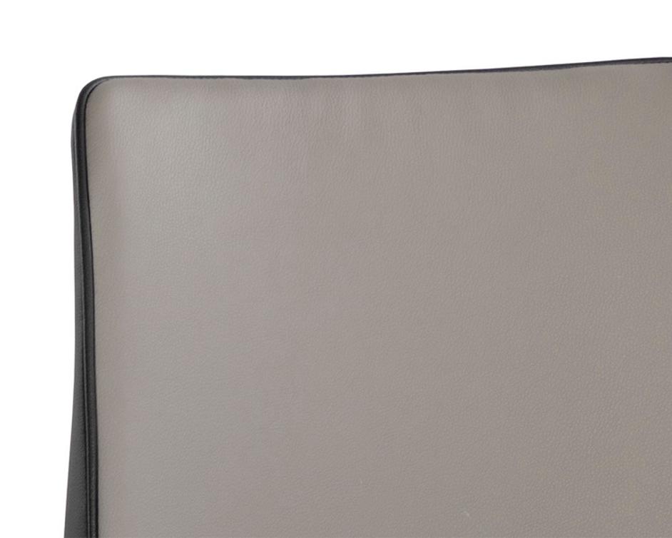 RENEE STACKABLE DINING CHAIR - DILLON STRATUS / DILLON BLACK by Sunpan