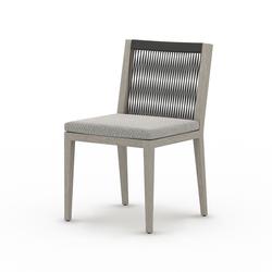 Sherwood Outdoor Dining Chair in Grey and Ash by FOUR HANDS
