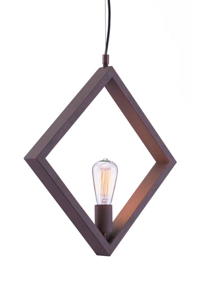 Rotorura Ceiling Lamp Rust by Zuo Modern