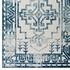 Burket Nyssa Distressed Geometric Southwestern Aztec 5X8 Indoor/Outdoor Area Rug In Ivory And Blue by Modway Furniture