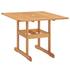 Usamah 36" Square Outdoor Patio Eucalyptus Wood Dining Table In Natural by Modway Furniture