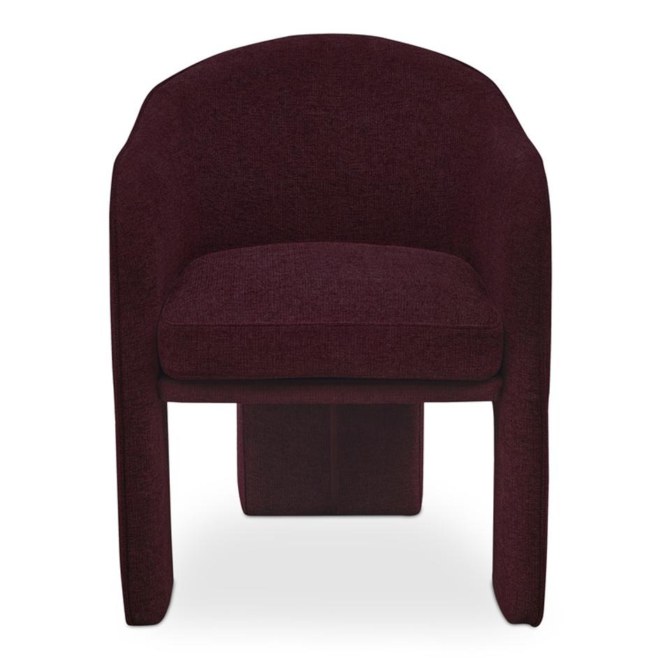 Clara Dining Chair Plum by Moes Home