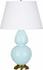 Baby Blue Double Gourd Table Lamp by Robert Abbey