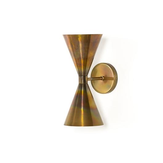 Clement Sconce In Burnt Brass by FOUR HANDS