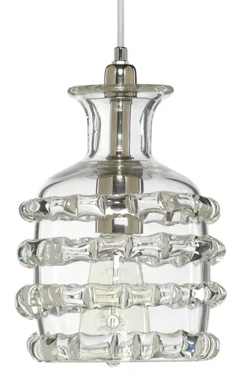 Ribbon 1-Light Glass Pendant by Jamie Young