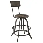 Quentin Wood Bar Stool In Black by Modway Furniture