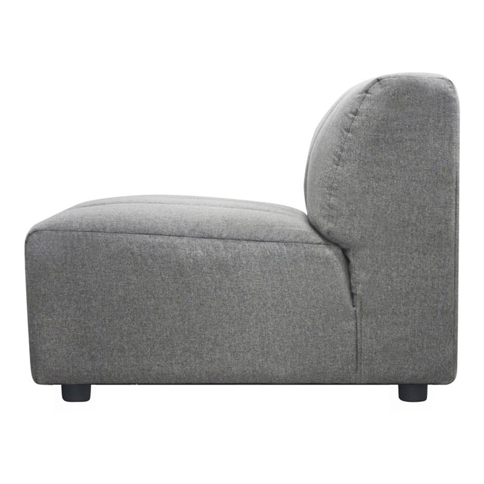 LYRIC SLIPPER CHAIR GREY by Moes Home