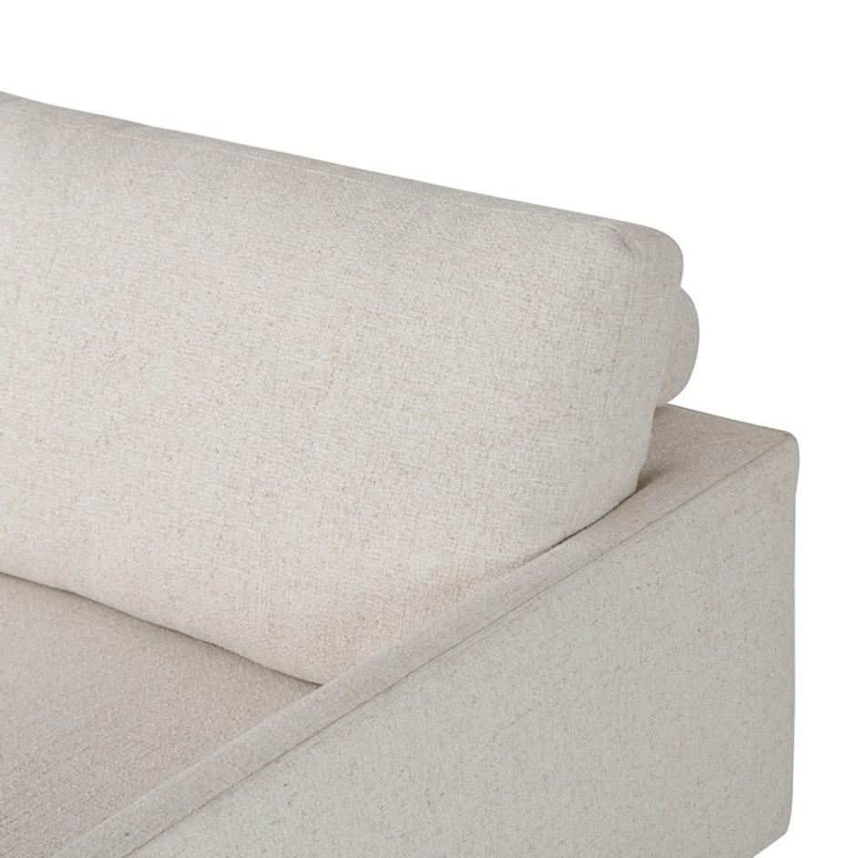 Melle 2-Piece Sectional In Omari Natural And Ebony Steel by Four Hands