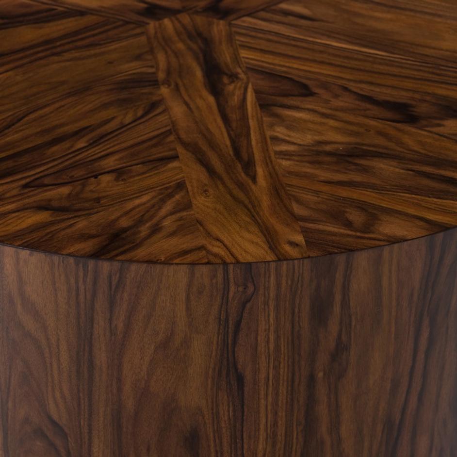 Renan End Table in Natural Morado Veneer by FOUR HANDS
