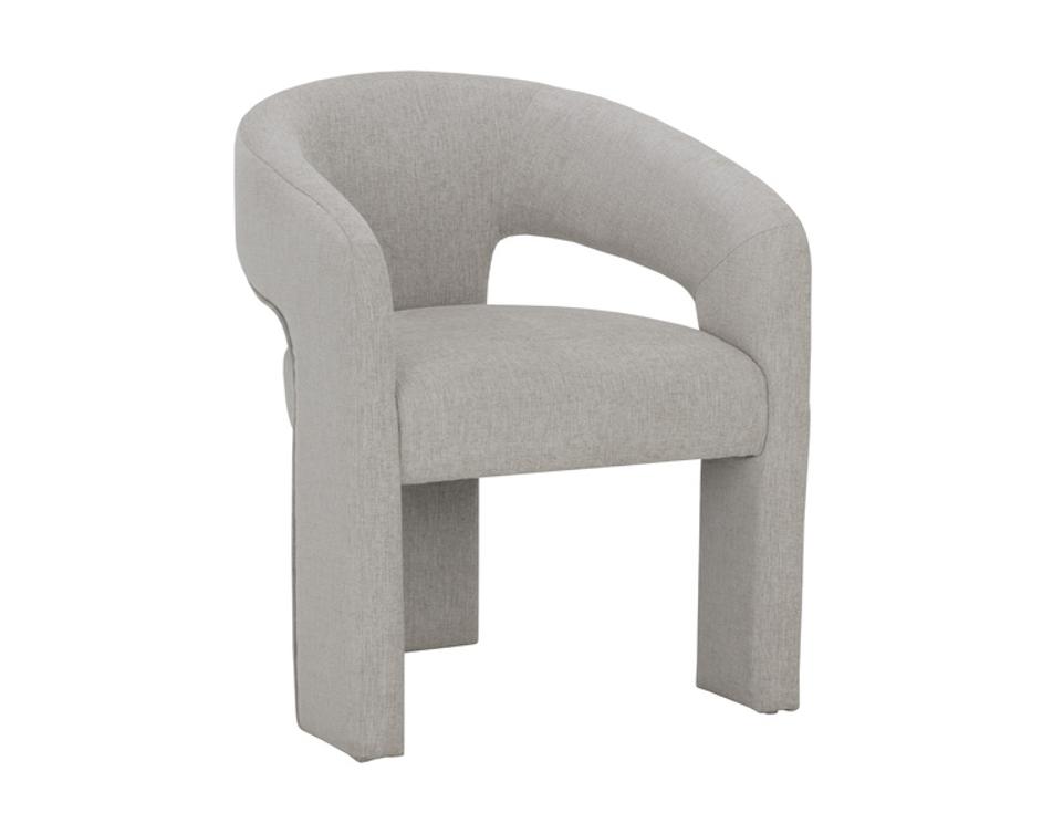 ISIDORE DINING ARMCHAIR - ERNST SANDSTONE by Sunpan