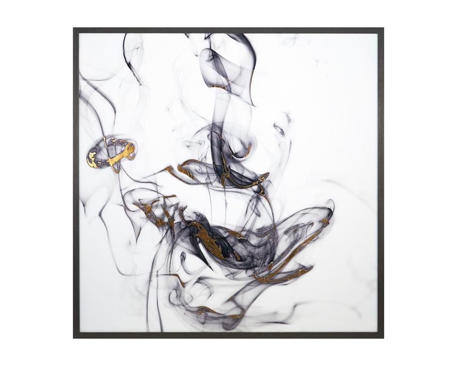 Smoldering - 48" X 48" - Charcoal Frame by Sunpan