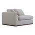 Rue Left Arm Facing Chair Off White by Moes Home