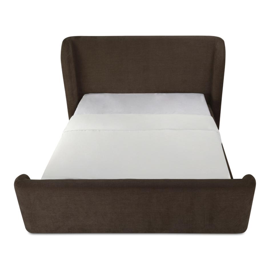 Sophia King Storage Bed Brown by Moes Home
