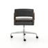 Tyler Traditional Desk Chair-Chaps Ebony by FOUR HANDS