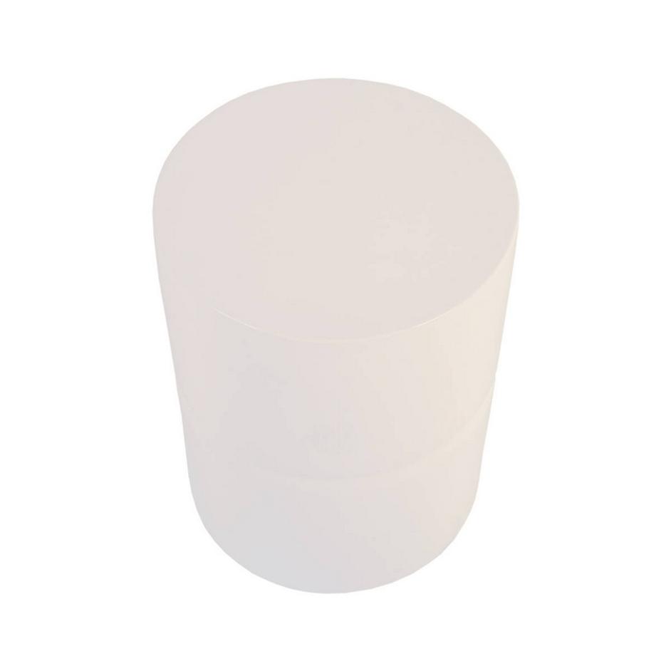 Stacked Stool, Gel Coat White by PHILLIPS COLLECTION