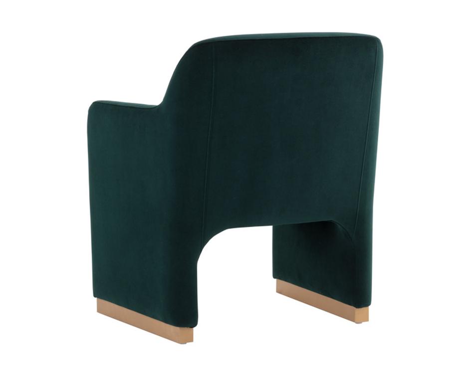 JAIME DINING ARMCHAIR - MEG DARK EMERALD by Sunpan