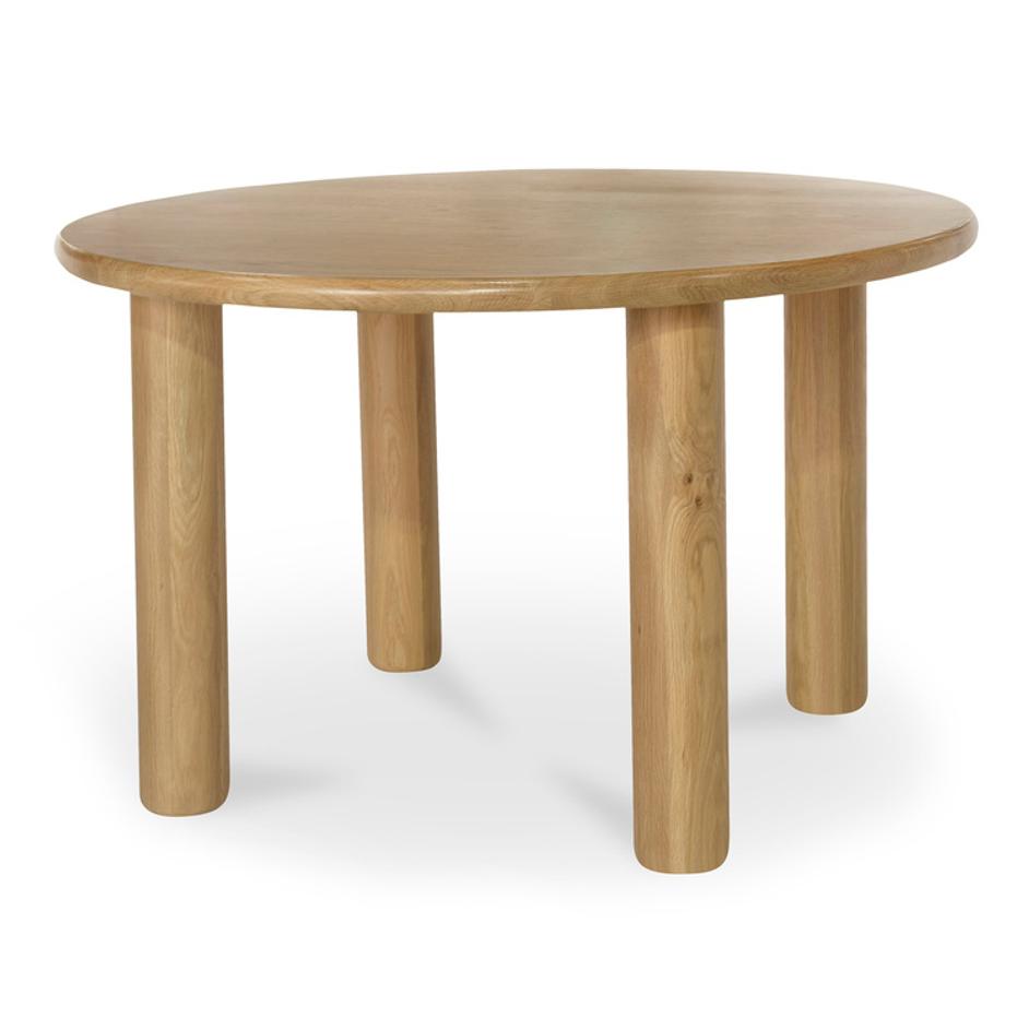 Milo Round Dining Table Oak by Moes Home