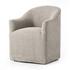 Cove Dining Chair With Casters - Heather Twill Stone by Four Hands