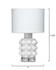 Seltzer Blown Glass Table Lamp, White by Jamie Young