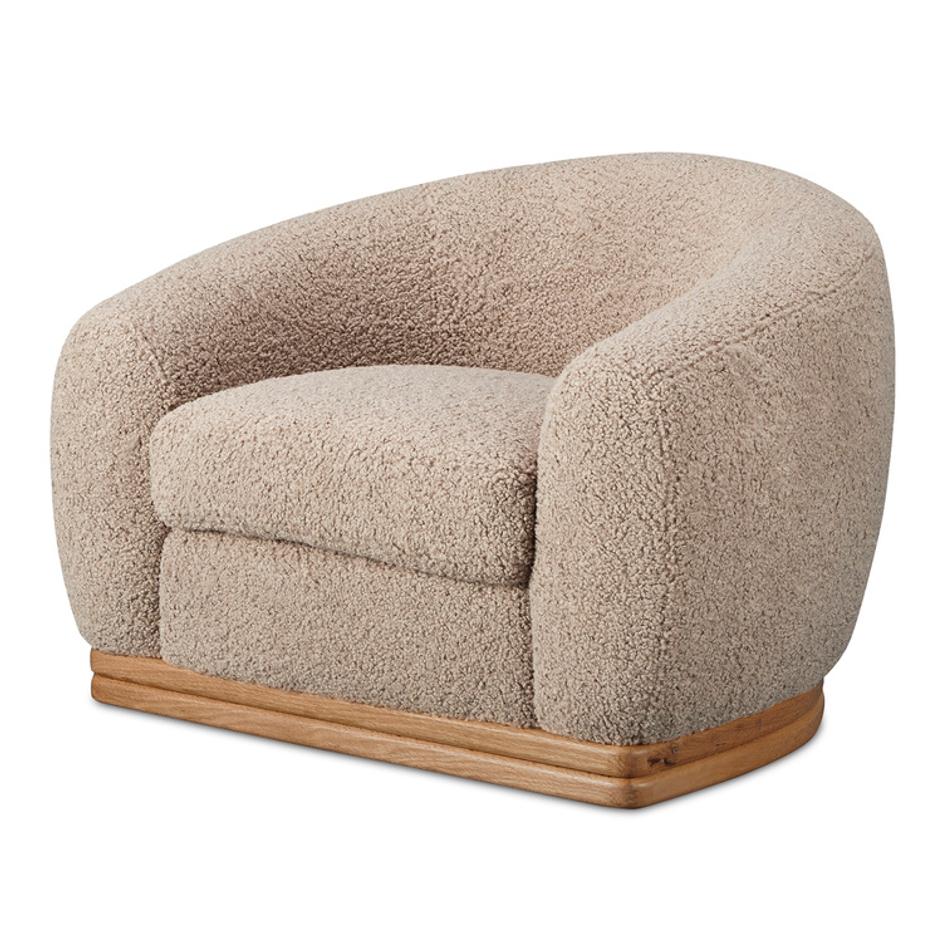 Marlowe Lounge Chair Taupe by Moes Home