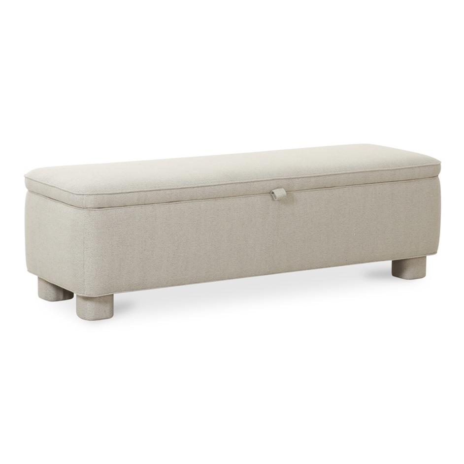 Ichigo Storage Bench Light Grey by Moes Home