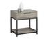 Rebel Nightstand - Black - Taupe by Sunpan