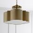 Wyatt 3Lt Dual Mount In Aged Brass by Cyan Design