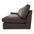 Thurlow Left Arm Facing Sofa Espresso Brown Leather by Moes Home