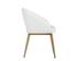 Thatcher Dining Chair - Antique Brass - Snow by Sunpan