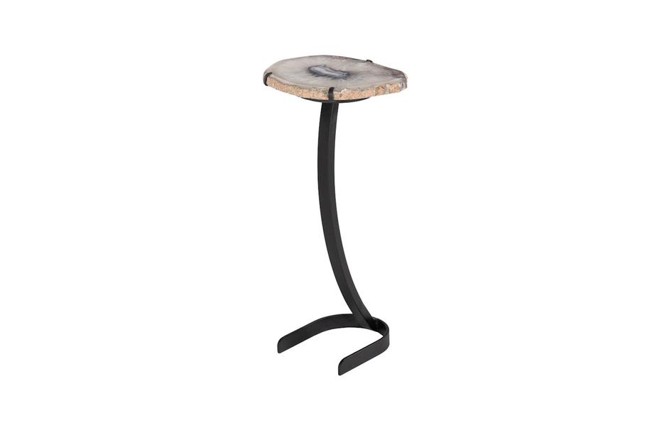 Agate Side Table, Horseshoe Base, Assorted by Phillips Collection