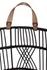 Rattan Iron Basket by Classic Home