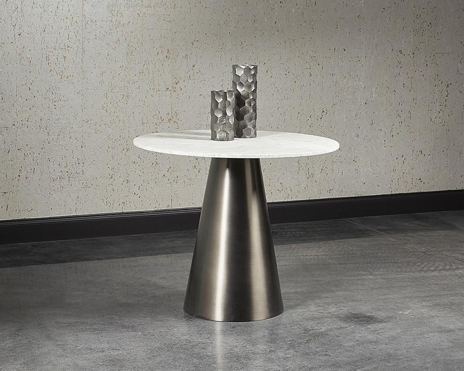 Damon Bistro Table - Gunmetal - 35.5" by Sunpan