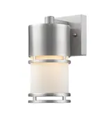 Luminata Outdoor LED Wall Light in Brushed Aluminum Finish by Z-Lite