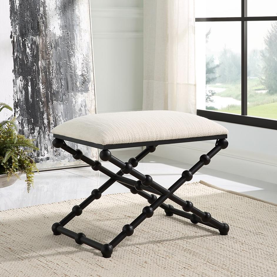 Iron Drops Small Bench by Uttermost