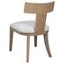 Idris Armless Chair Natural by Uttermost