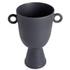 Anillo Wide Vase - Matte Black Ceramic by Four Hands