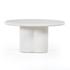 Grano Dining Table In Plaster Molded Concrete by FOUR HANDS