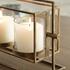 Wenman Gold Triple Candleholder by Uttermost