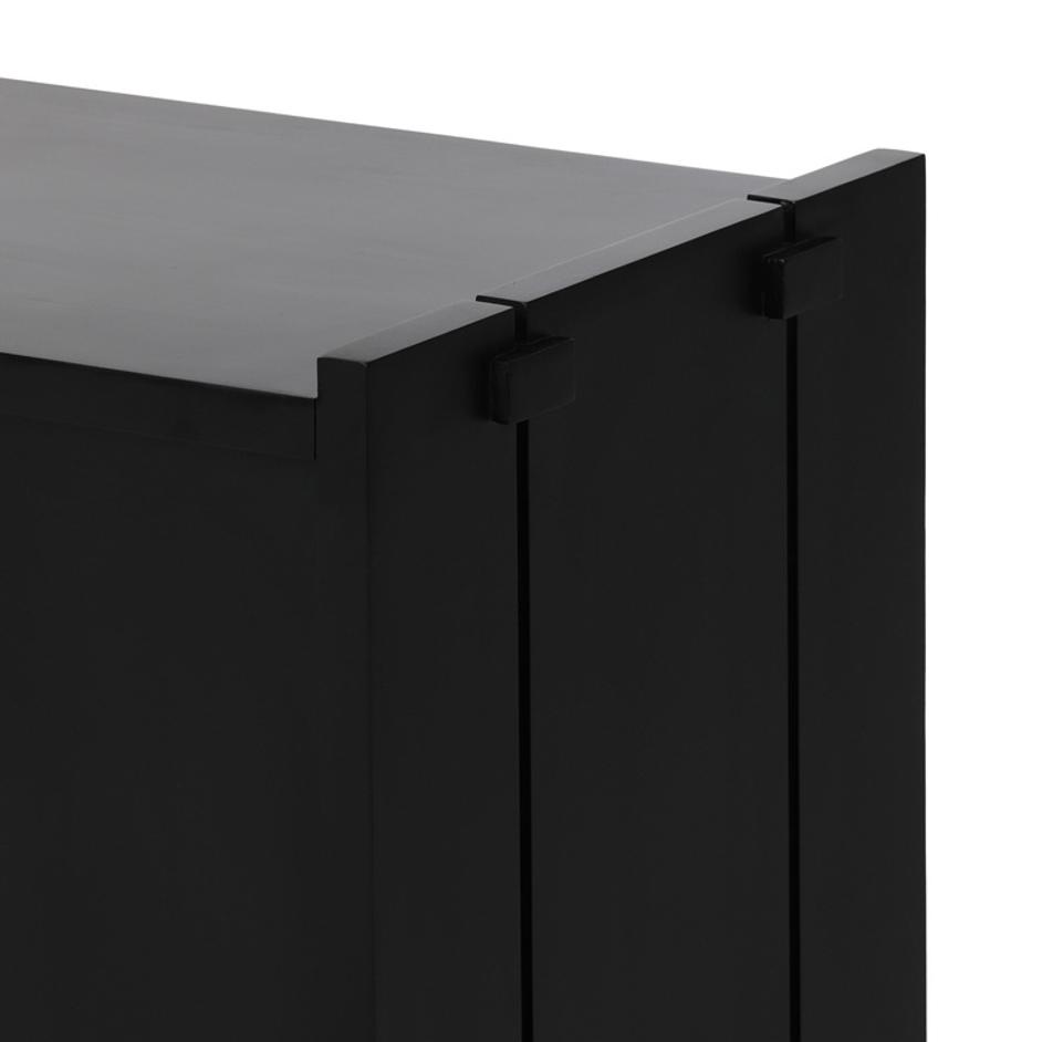 Etro Media Console - Black Wash Poplar by Four Hands