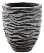 STONE PLANTER POT OUTDOOR GREY by Dovetail
