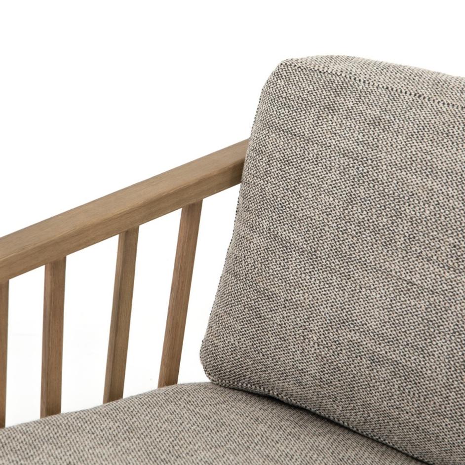 Ariel Chair In Thames Coal by FOUR HANDS