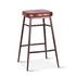 Wellington Backless Leather Bar Stool by Home Trends & Design