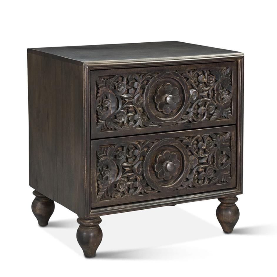 Taj 24" Night Chest Vintage Brown by Home Trends & Design