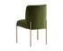RICHIE DINING CHAIR - ANTIQUE BRASS - FOREST GREEN by Sunpan