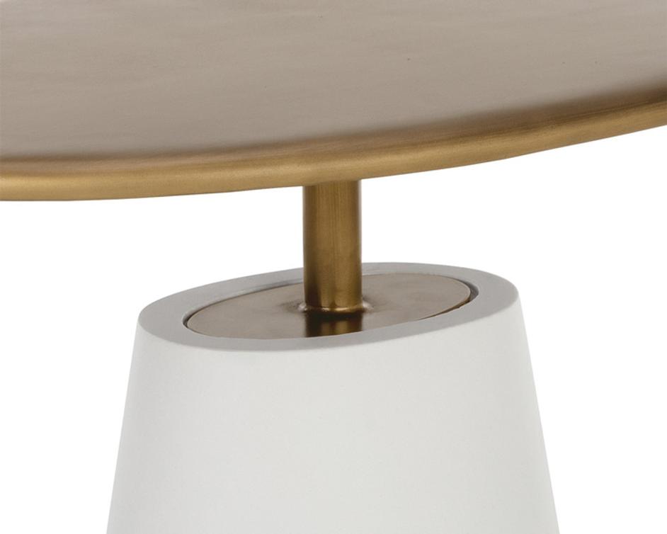 KADIN SIDE TABLE - WHITE by Sunpan